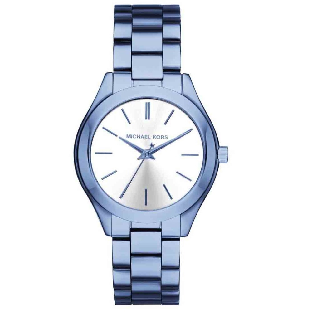 Michael Kors Mini Slim Runway Ocean Women’s Watch - Picture 1 of 4